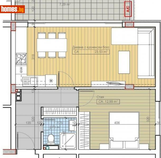 Двустаен, 75m² - Кв. Бояна, София - Апартамент за продажба - Продиджи - 114745649