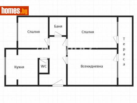 Тристаен, 80m² - Апартамент за продажба - 114761278