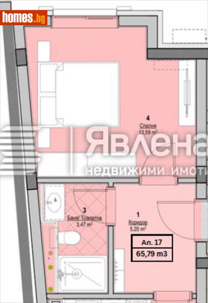 Двустаен, 66m² - К.к.Слънчев Бряг, Бургас - Апартамент за продажба - ЯВЛЕНА - 114761905