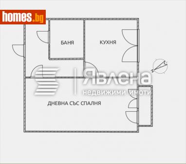 Едностаен, 42m² - Апартамент за продажба - 114762260