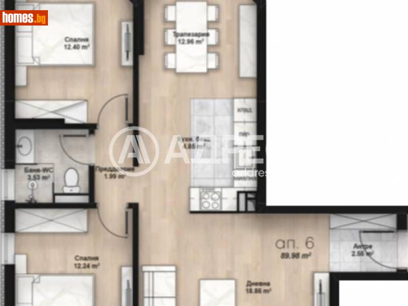 Тристаен, 102m² - Жк. Люлин 2, София - Апартамент за продажба - АДРЕС НЕДВИЖИМИ ИМОТИ - 114777419