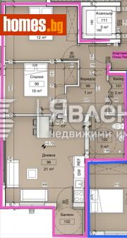 Тристаен, 85m² - Апартамент за продажба - 114777961