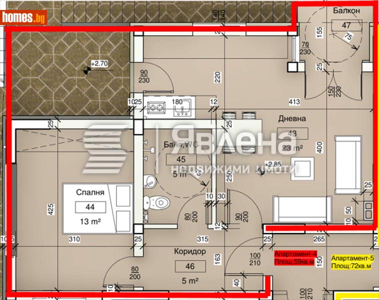 Многостаен, 1600m² - Кв. Виница, Варна - Апартамент за продажба - ЯВЛЕНА - 114777993