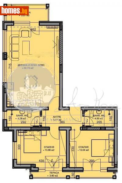 Тристаен, 125m² - Жк. Христо Смирненски, Пловдив - Апартамент за продажба - Арт Каза - 114788825
