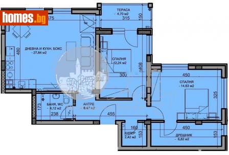 Тристаен, 119m² - Апартамент за продажба - 114788829