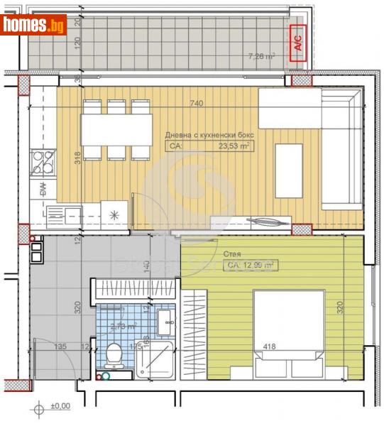 Двустаен, 74m² - Кв. Бояна, София - Апартамент за продажба - Глобъл Сървисиз ООД - 114792479