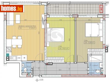 Тристаен, 106m² - Апартамент за продажба - 114792480