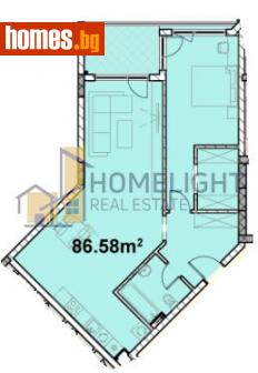 Двустаен, 102m² - Апартамент за продажба - 114793171