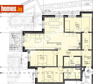 Четиристаен, 140m² - Апартамент за продажба - 114794901