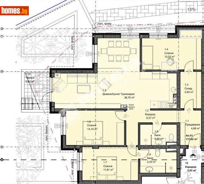 Четиристаен, 140m² - Жк. Овча Купел, София - Апартамент за продажба - МИРЕЛА - 114794901