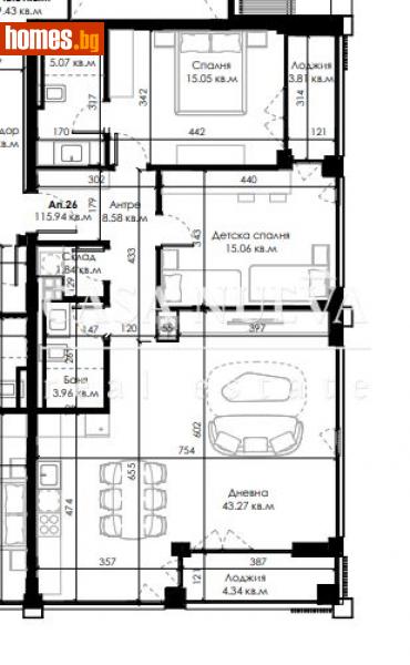 Тристаен, 134m² - Жк. Овча Купел 2, София - Апартамент за продажба - Casa Nueva Real Estate - 114805044