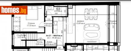 Мезонет, 173m² - Апартамент за продажба - 114805046