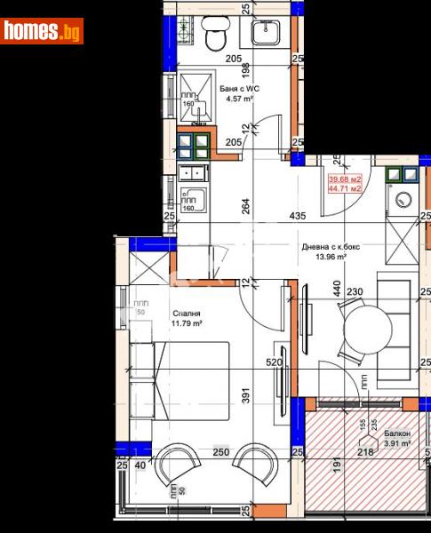 Двустаен, 45m² - Варна, Варна - Апартамент за продажба - МИРЕЛА - 114810672