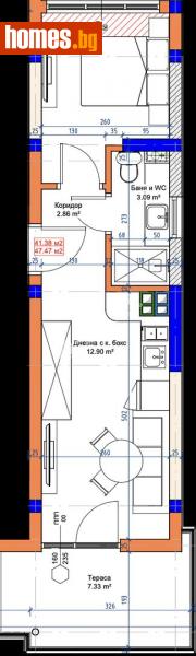 Двустаен, 47m² - Варна, Варна - Апартамент за продажба - МИРЕЛА - 114810684