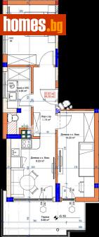 Тристаен, 66m² - Апартамент за продажба - 114810685