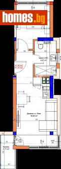 Двустаен, 47m² - Апартамент за продажба - 114810686
