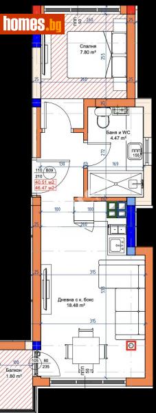 Двустаен, 46m² - Варна, Варна - Апартамент за продажба - МИРЕЛА - 114810687