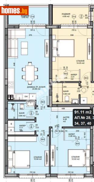 Тристаен, 107m² - Кв. Галата, Варна - Апартамент за продажба - МИРЕЛА - 114810701