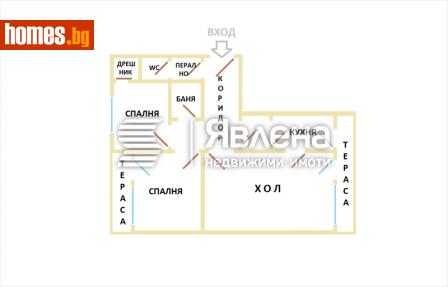 Тристаен, 87m² - Апартамент за продажба - 114836837