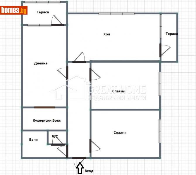 Четиристаен, 111m² -  Широк Център, Търговище - Апартамент за продажба - ГРЕАЙТ ХОУМ ЕООД - 114846415