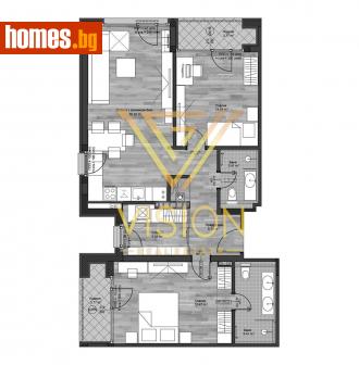 Тристаен, 135m² - Апартамент за продажба - 114851212