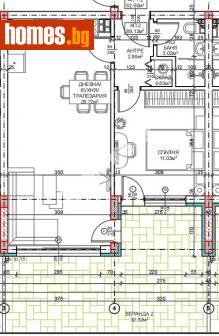 Двустаен, 63m² - Апартамент за продажба - 114854535