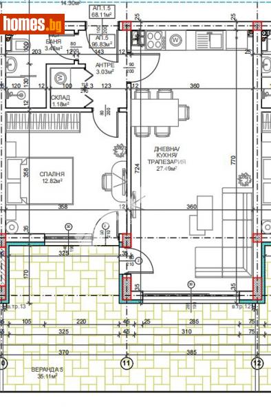 Двустаен, 68m² - Кв. Виница, Варна - Апартамент за продажба - МИРЕЛА - 114854538