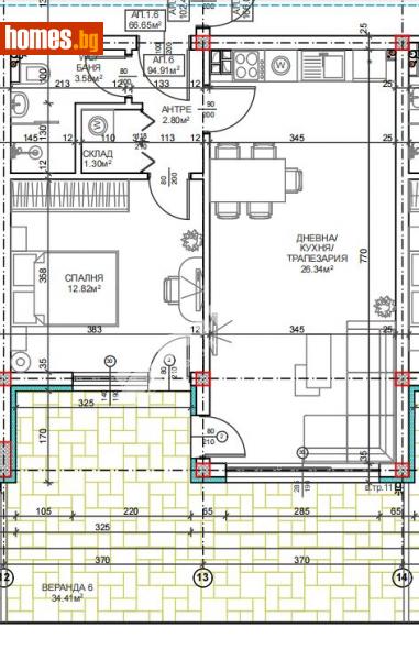 Двустаен, 67m² - Кв. Виница, Варна - Апартамент за продажба - МИРЕЛА - 114854539