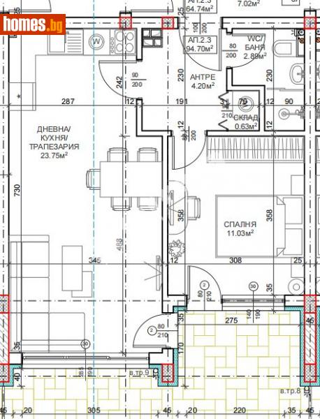 Двустаен, 65m² - Кв. Виница, Варна - Апартамент за продажба - МИРЕЛА - 114854550