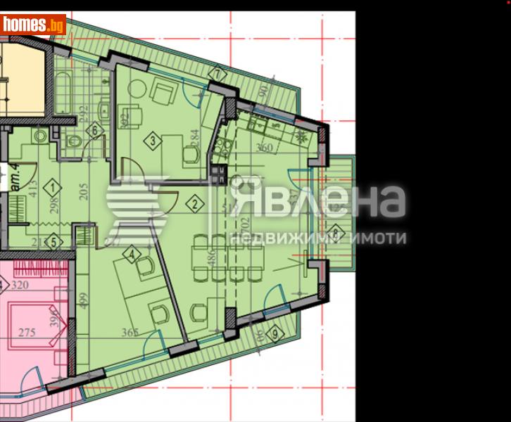 Тристаен, 144m² - Кв. Кръстова Вада, София - Апартамент за продажба - ЯВЛЕНА - 114854864