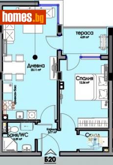 Двустаен, 65m² - Апартамент за продажба - 114859097