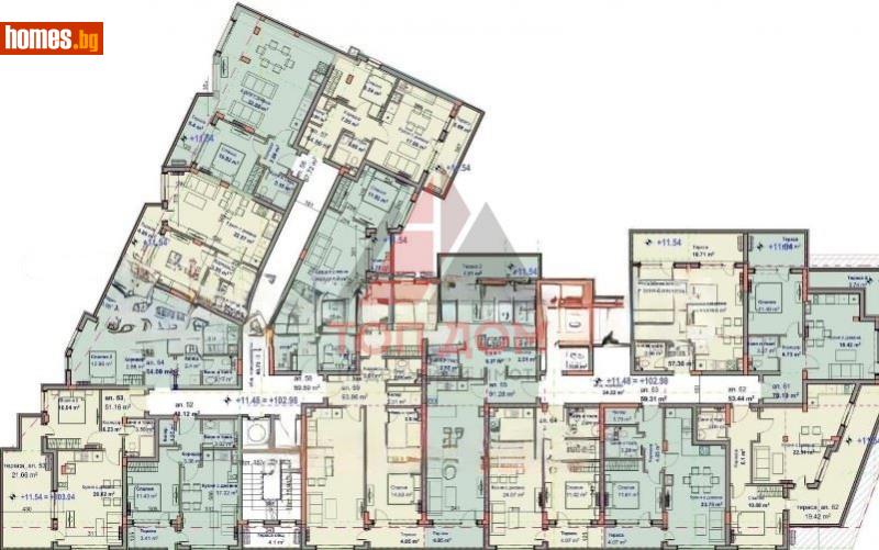 Двустаен, 63m² - Жк. Възраждане, Варна - Апартамент за продажба - Топ Дом  - 114863647