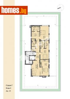 Тристаен, 139m² - Апартамент за продажба - 114871234