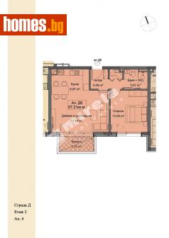 Двустаен, 80m² - Апартамент за продажба - 114871241