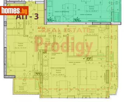 Тристаен, 108m² - Апартамент за продажба - 114877212
