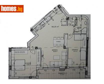 Тристаен, 109m² - Апартамент за продажба - 114883119