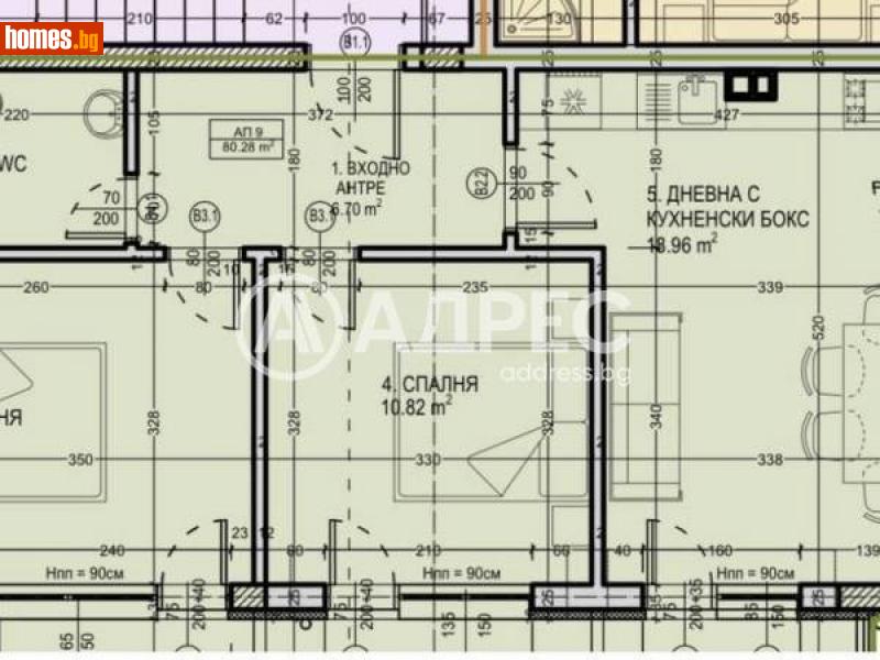 Тристаен, 107m² - Жк. Овча Купел, София - Апартамент за продажба - АДРЕС НЕДВИЖИМИ ИМОТИ - 114885055
