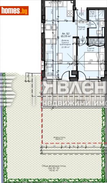 Двустаен, 163m² -  Сарафово, Бургас - Апартамент за продажба - ЯВЛЕНА - 114885533