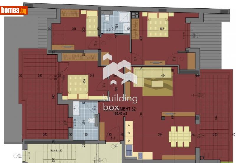 Четиристаен, 180m² -  Център, София - Апартамент за продажба - Билдинг Бокс - 114888941