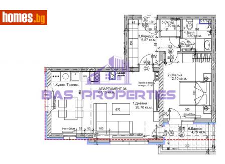 Двустаен, 77m² - Апартамент за продажба - 114926036