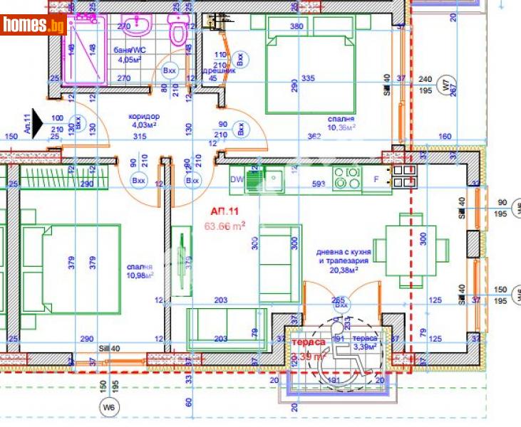 Тристаен, 78m² - Варна, Варна - Апартамент за продажба - МИРЕЛА - 114958724