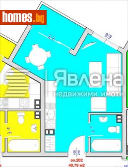 Едностаен, 41m² - Апартамент за продажба - 114958948