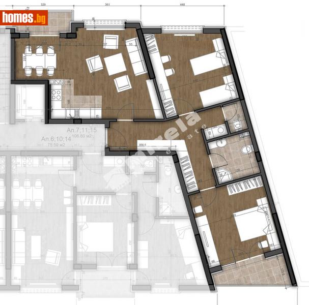 Тристаен, 136m² - София, София - град - Апартамент за продажба - МИРЕЛА - 114973699