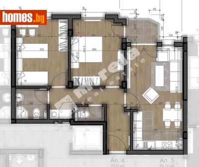 Тристаен, 96m² - Апартамент за продажба - 114973734