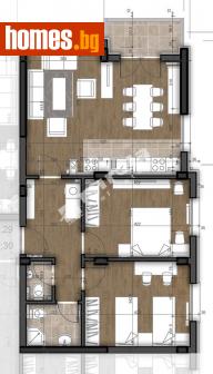 Тристаен, 111m² - Апартамент за продажба - 114973764