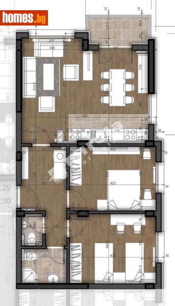 Тристаен, 113m² - София, София - град - Апартамент за продажба - МИРЕЛА - 114973794