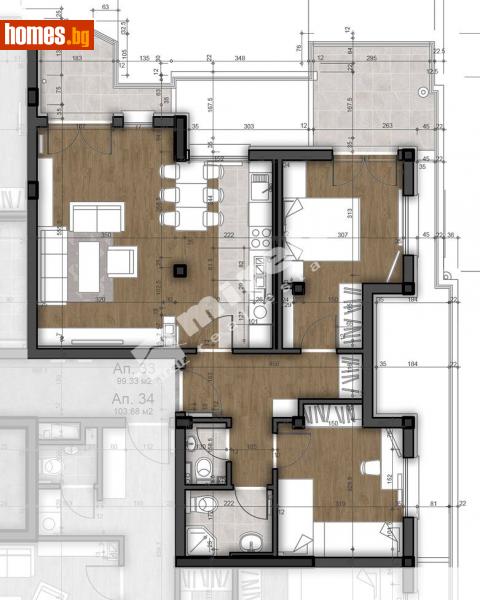 Тристаен, 126m² - София, София - град - Апартамент за продажба - МИРЕЛА - 114973809