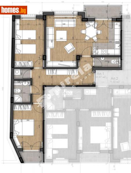Тристаен, 120m² - София, София - град - Апартамент за продажба - МИРЕЛА - 114973824