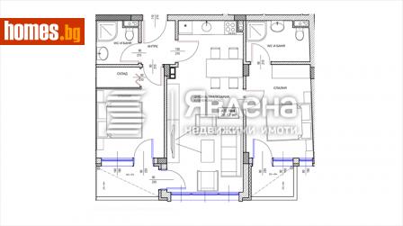 Тристаен, 92m² - Апартамент за продажба - 114974090