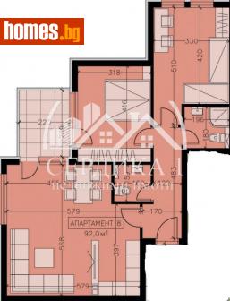 Тристаен, 71m² - Апартамент за продажба - 114982410